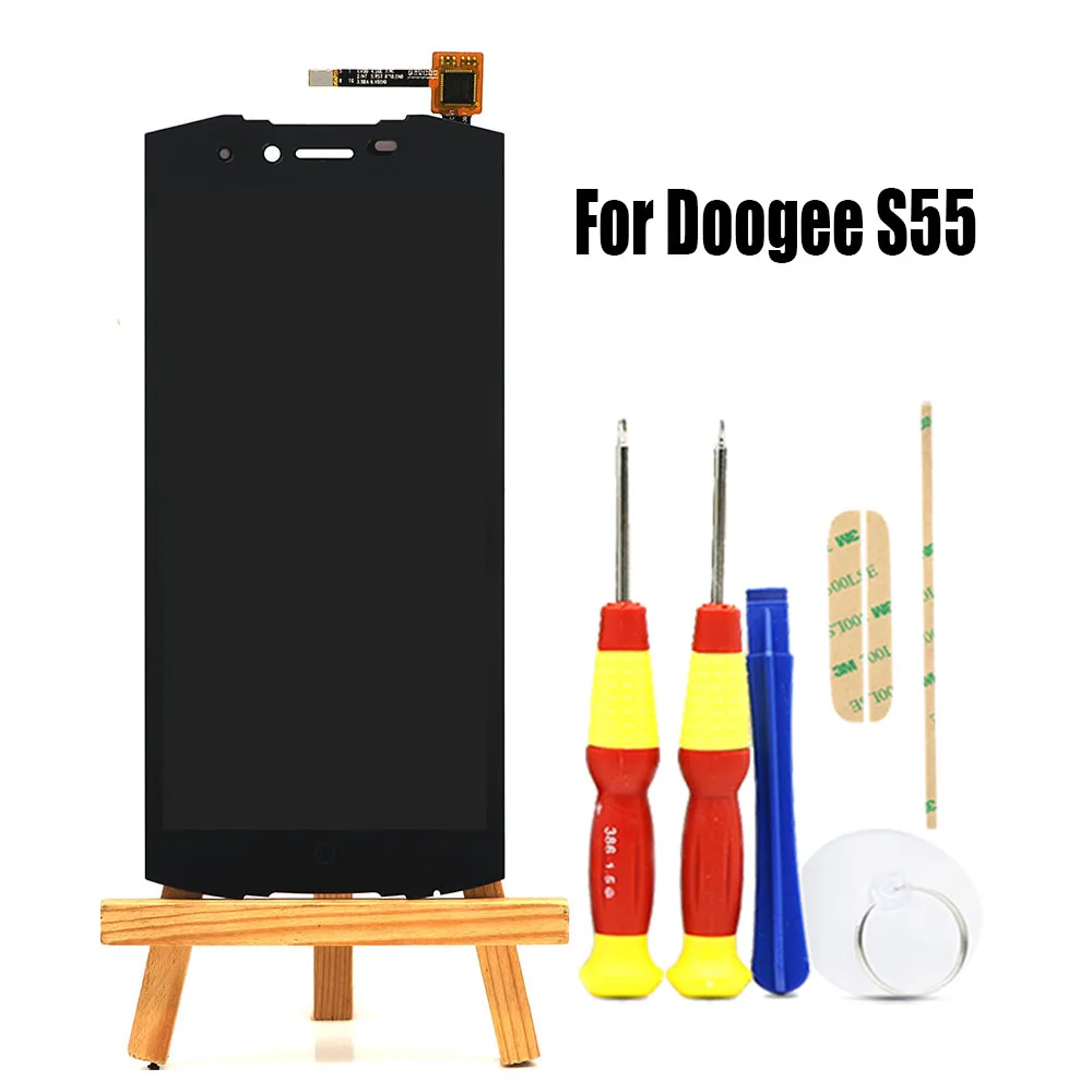 Оригинальный сенсорный экран для телефона Doogee S55/S55 Lite + 1440x720 ЖК дисплей в сборе