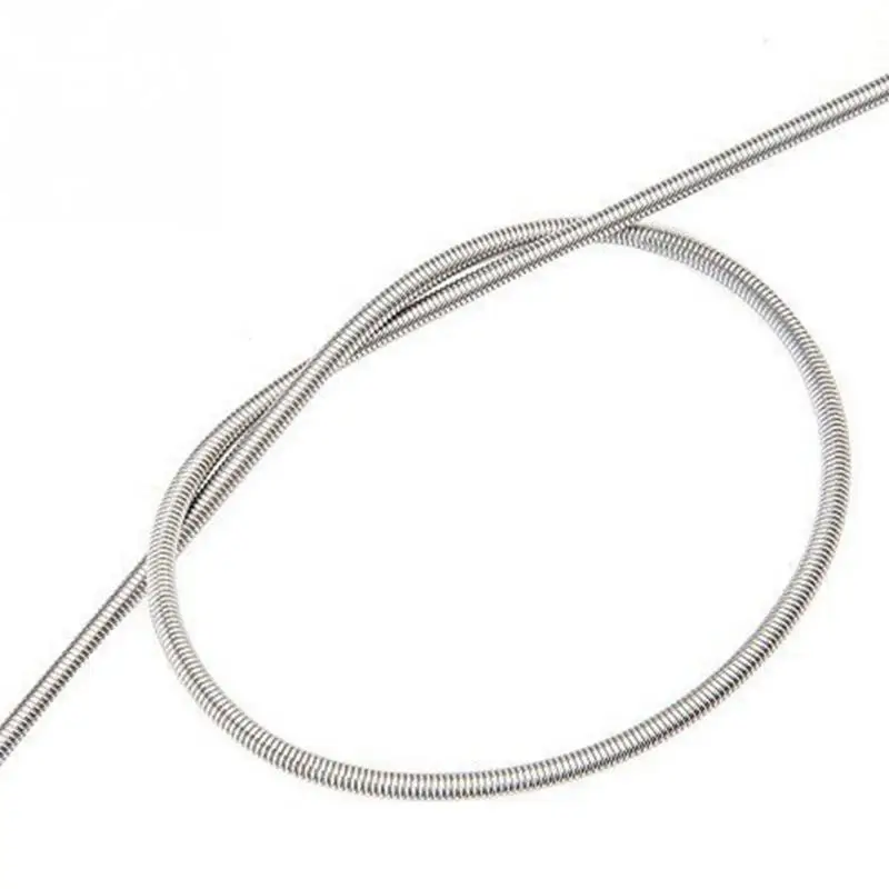 Aquarium Stainless Steel clean brush Air Tube Double Ended Hose Flexible Cleaning Brush