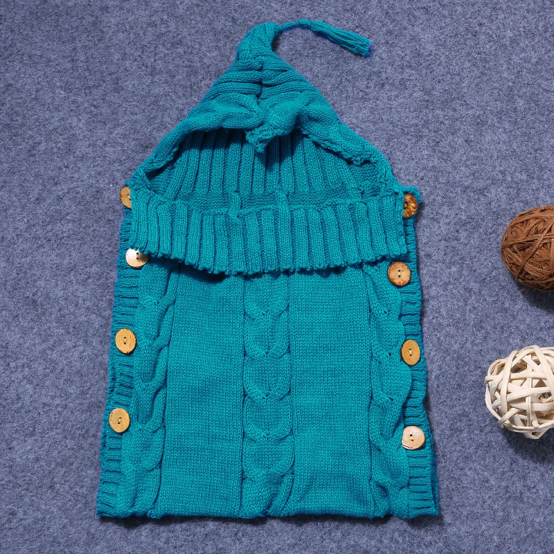 2017 новорожденных мягкие спальные мешки для малышей Сезон зима теплая шерсть