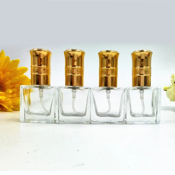 Стеклянный флакон для духов с золотыми крышками 10 мл | Красота и здоровье