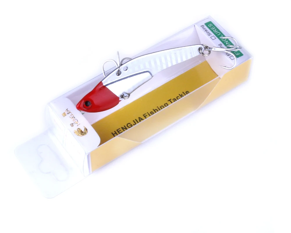 1 шт. металлическая ВИБ рыболовная Тонущая приманка воблеры случайный цвет 7 5 см/21