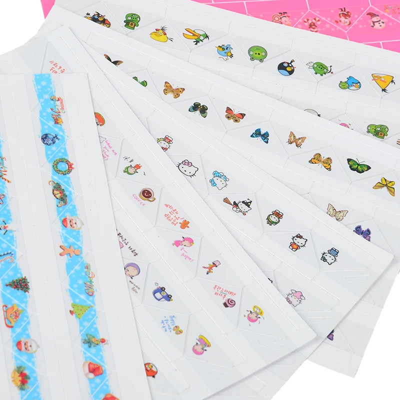 264 шт Мультяшные угловые наклейки красочные милые девушки бабочки DIY Фото
