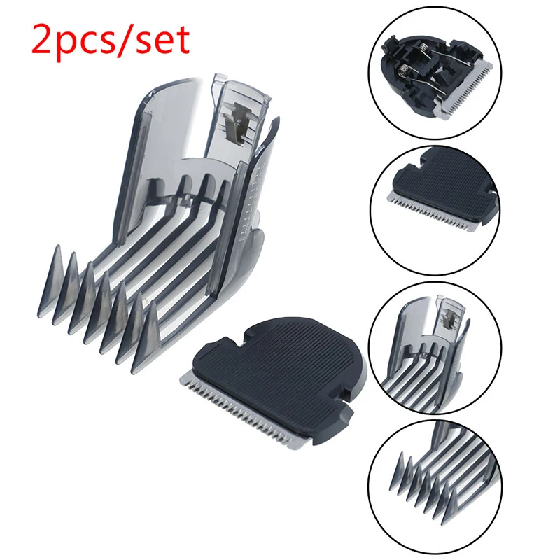 

NEW 2pcs/set Hair Clipper Comb + Hair Trimmer Cutter For QC5105 QC5115 QC5155 QC5120
