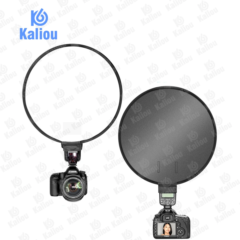 Kaliou 40 см круглый универсальный портативный софтбокс рассеиватель вспышки Speedlight