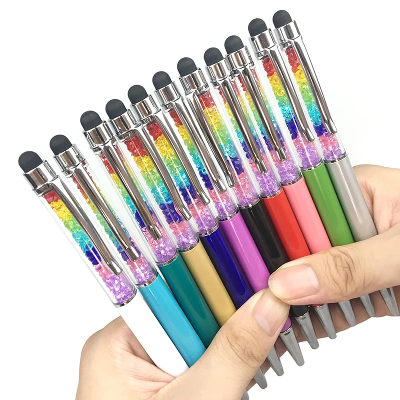 13 цветов Милая каваи многоцветная брендовая Алмазная металлическая шариковая