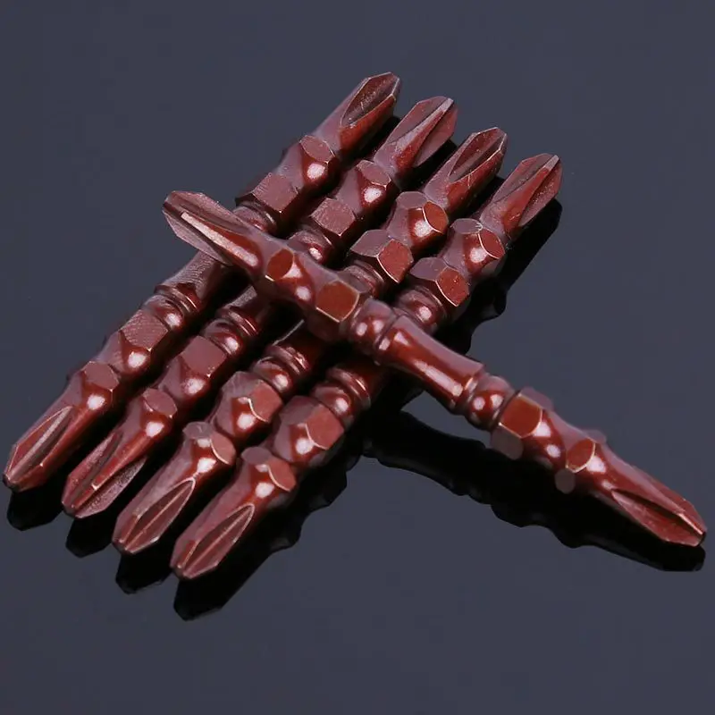 

10pcs/set 1/4" 65mm Magnetic Screwdriver Bits PH2 Phillips Screw Driver Bits Double Head S2 Plasterboard Drywall Screwdriver Bit