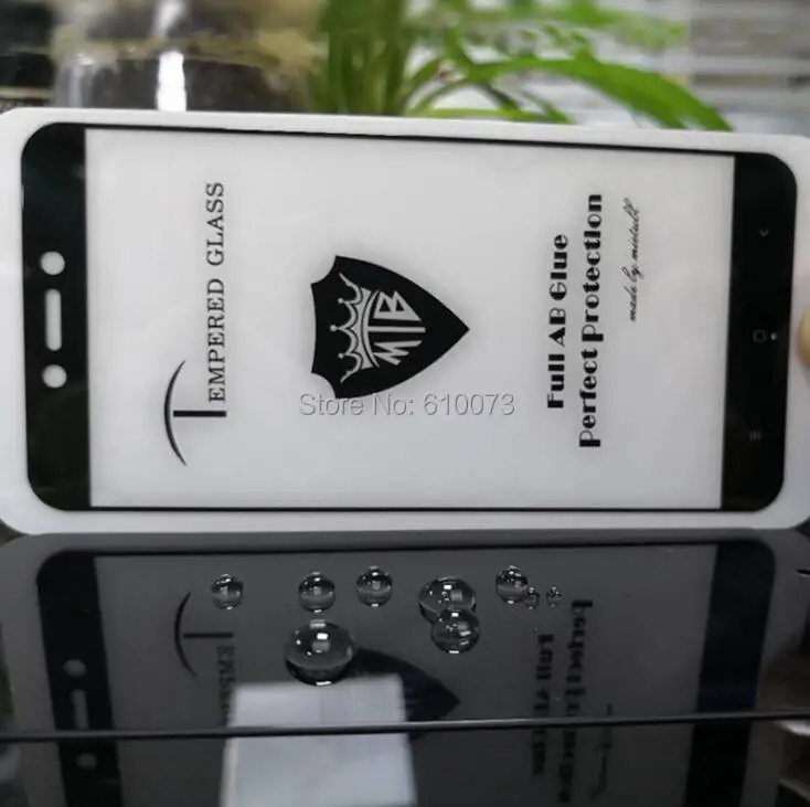 Анти-отпечатков пальцев закаленное Стекло для xiaomi mi 8 M8 6x x2S Red 2 полный охват Экран
