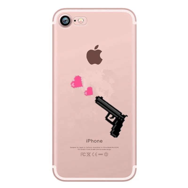 Милые чехлы для iphone 8 plus 6s 7 разноцветное сердце любовь узорчатый чехол se защитный