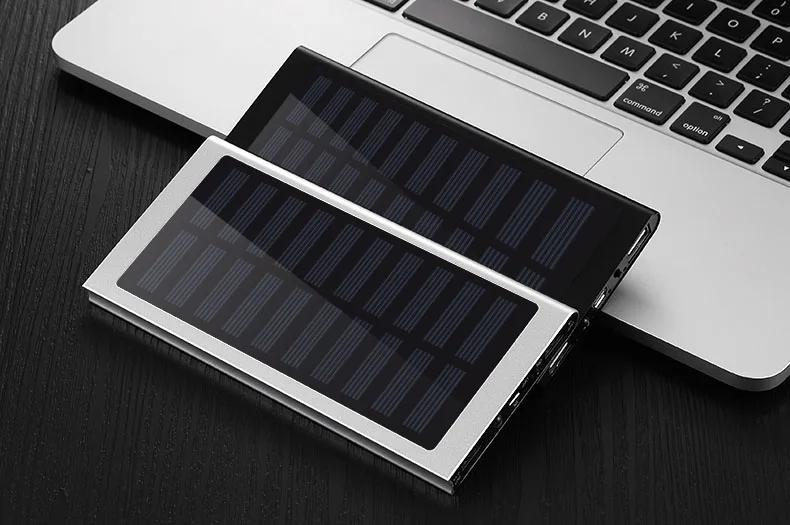 Солнечная 30000 mah Мощность Bank внешняя Батарея 2 USB светодиодный банк Портативный