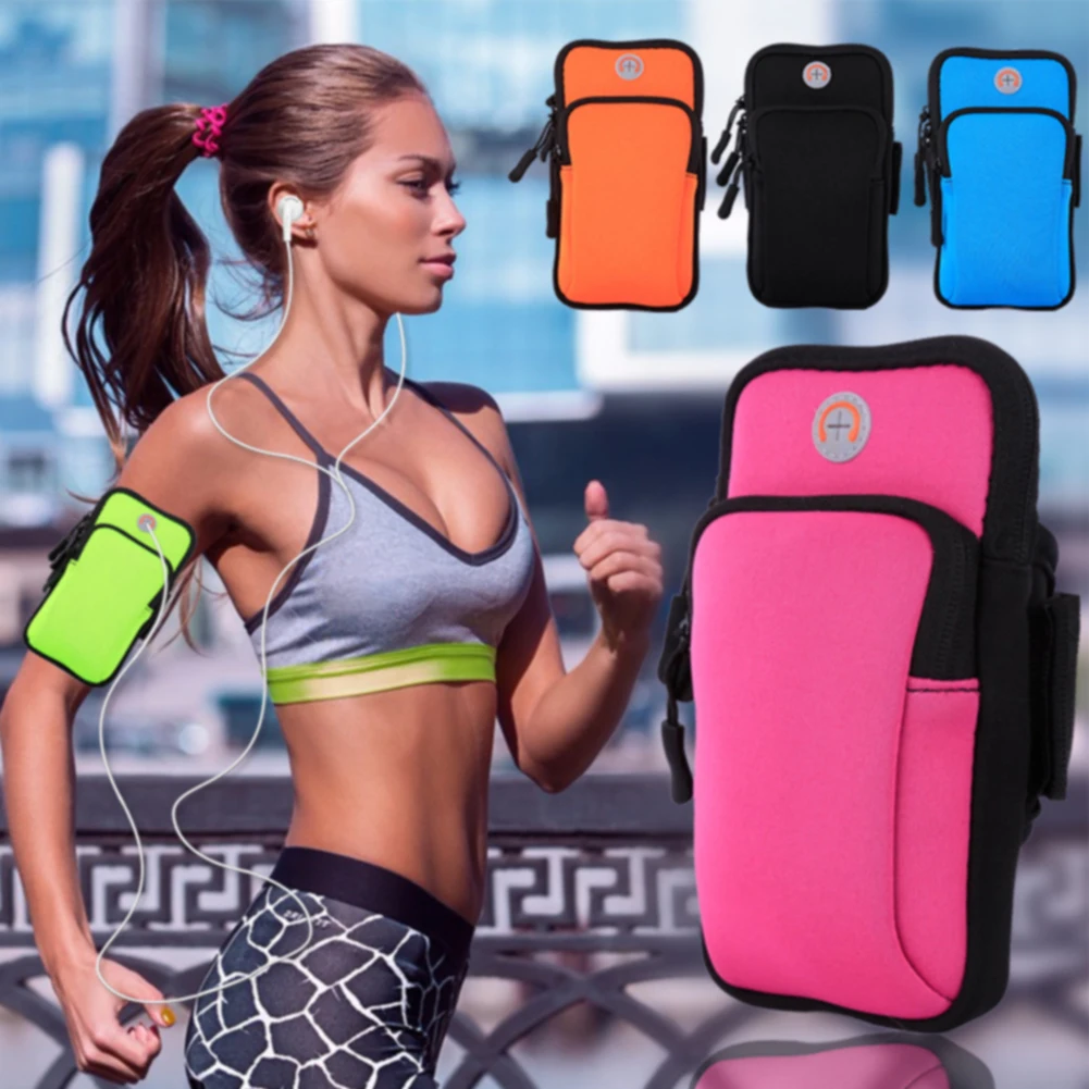 Спортивный износостойкий держатель для мобильного телефона нарукавная сумка
