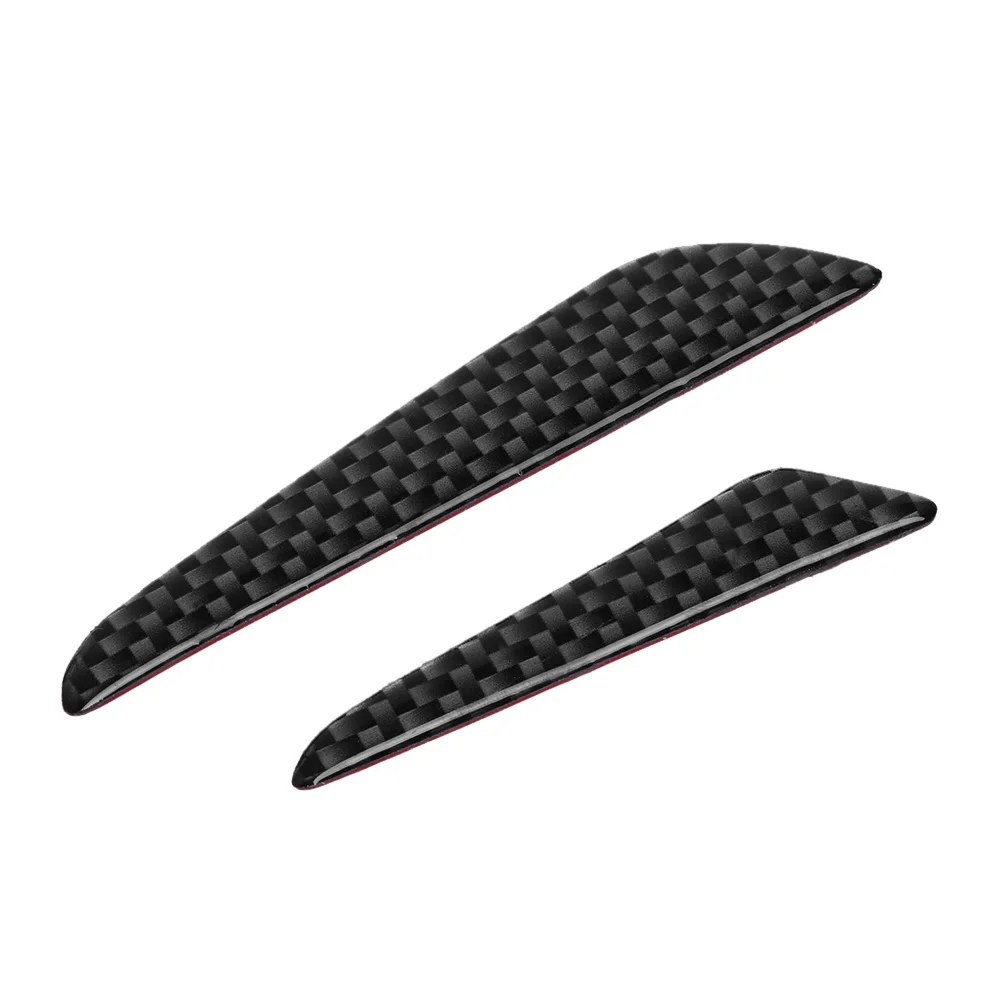 4 шт./компл. черное углеродное волокно Автомобильная дверь защитная полоса для