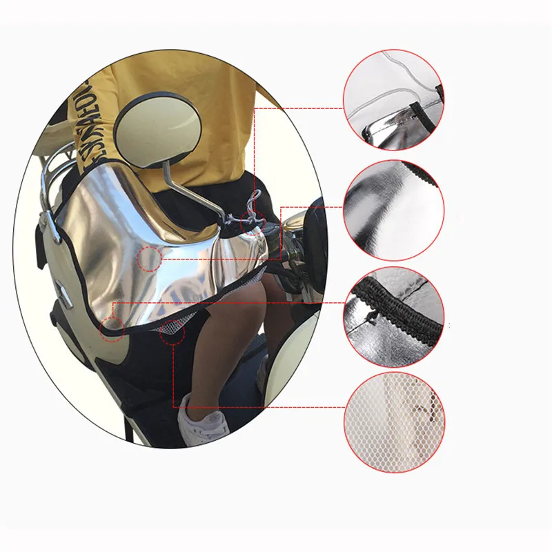 Водонепроницаемые Светоотражающие перчатки на руль мотоцикла скутера 1 пара