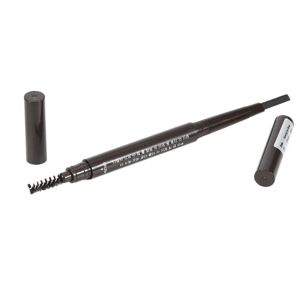 black HANDAIYAN 2 в 1 4 кончика Microblading двухсторонняя Водонепроницаемая стойкая Косметика ручка для бровей+ жидкая подводка для век Pecil TSLM2 - Цвет: black