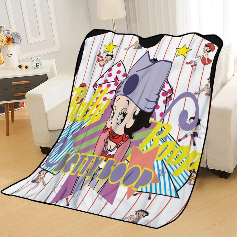 Blanket 23 Новое поступление Betty Boop одеяло s печать мягкий сон одеяло на дом/диван/офис портативный дорожный Чехол одеяло - Цвет: Blanket 23
