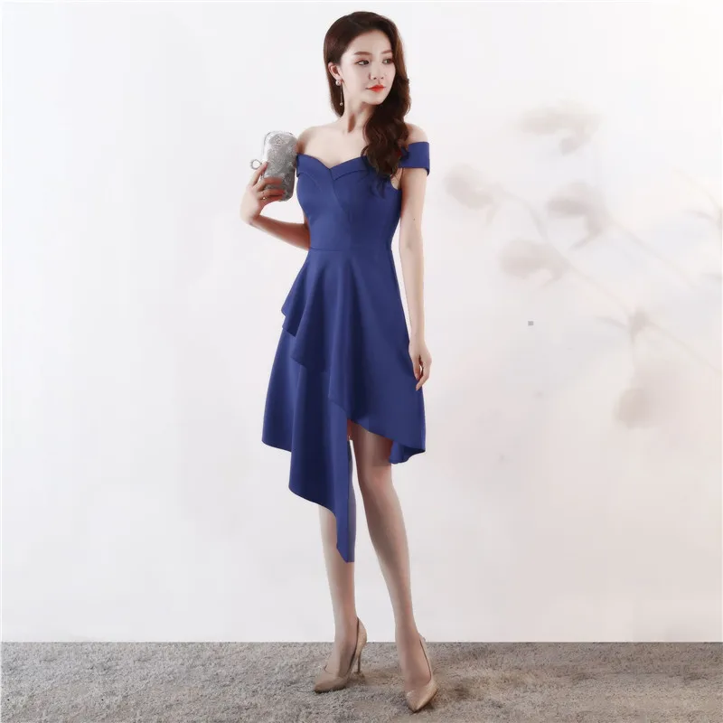 Fashion Trumpt Slash Neck Sexy Gorgeous Noble Dress For Women Evening Party Elegant fishtail Fast Prom Gowns | Женская одежда