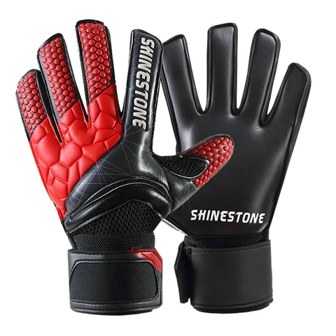 Футбольные Перчатки Shinestone, профессиональные из толстого латекса, для детей и взрослых, с защитой пальцев