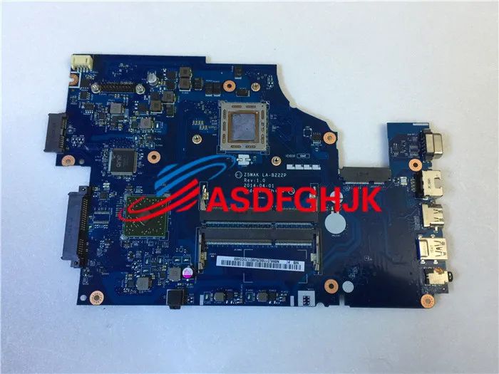 Оригинальная системная плата NBMLD11002 для Acer Aspire E15 E5-551, системная плата Z5wak la-b222p Test OK