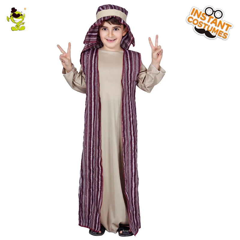

Костюм арабского принца для мальчиков, халат, детская одежда, косплей, арабские костюмы на Хэллоуин