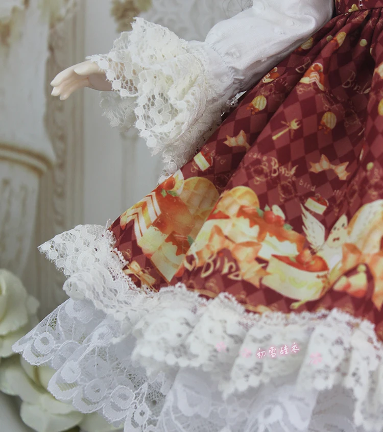 BJD SD Кукла Одежда фейерверк платье для 1/3 1/4 1/6 bjd кукла аксессуары зимний комплект