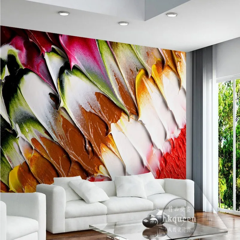 

Photo wallpaper Purple fantasy classic fashion abstract background wallpaper 3D stereo living room mural custom restaurant mural