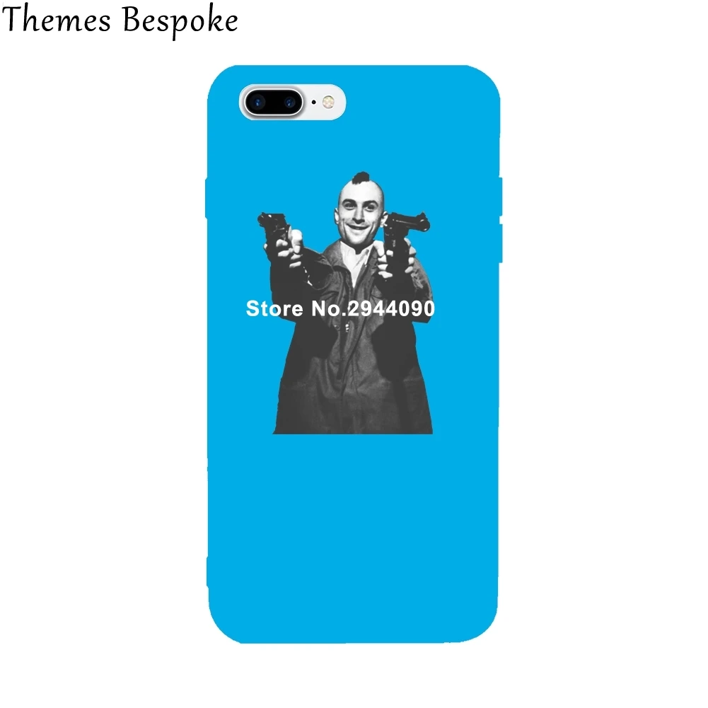 Travis Bickle Taxi Driver Back Cover for iPhone 6 6S 7 7Plus Soft TPU Anti-knock Case Print Colorful |