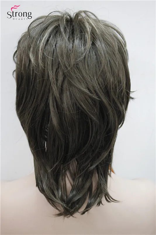 StrongBeauty короткий лохматый слоистый медный красный Классический колпачок полный синтетический парик женские парики выбор цвета - Цвет: 8TT124