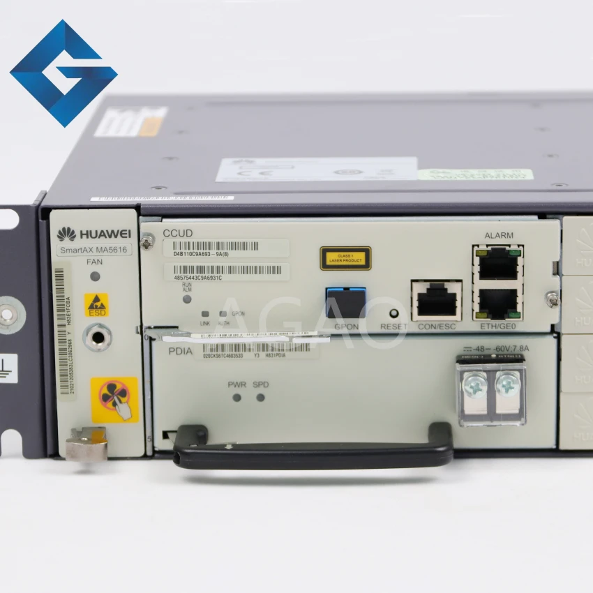 Оригинальное новое шасси Hua wei DSLAM SmartAx MA5616 с CCUB/CCUD PDIA Поддержка питания