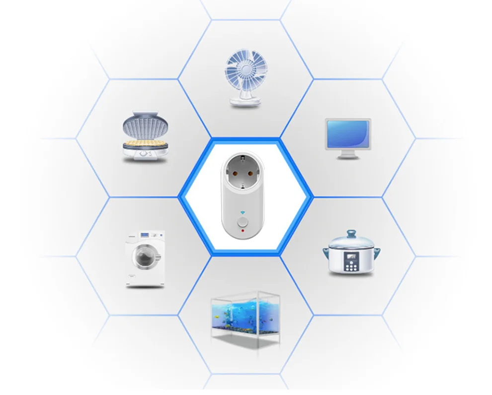 Умный Штепсель Vhome 16A EU/UK/US USB Wifi с разъемом Alexa Google home Audio, беспроводное управление, умная розетка с телефоном Android ios