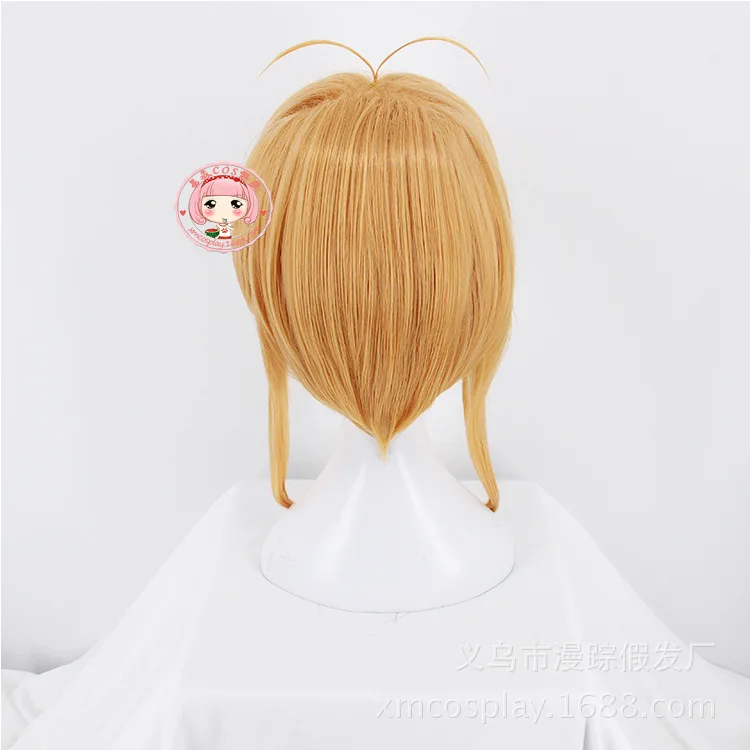 Аниме Косплей карта Captor Sakura KINOMOTO Сакура парик косплей чистая волосы Хэллоуин
