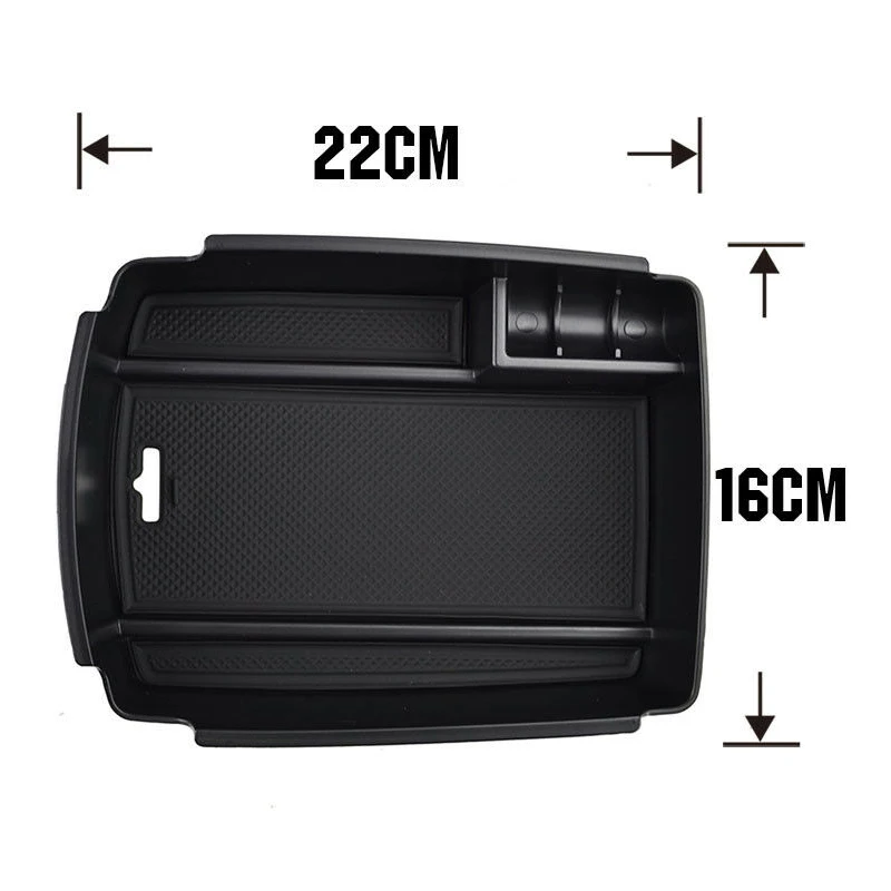 Black Auto Car Armrest Storage Boxes Accessories Fit For Kia Sportage 2017 Center Console Bin Tray Box | Автомобили и мотоциклы