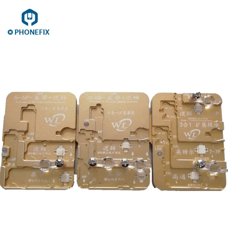 PHONEFIX WL EEPROM IMEI Chip Programmer Logic Board Baseband Chip Reading Rewriting Fixture for iPhone 6 6P 6S 6SP 7 7P Plus