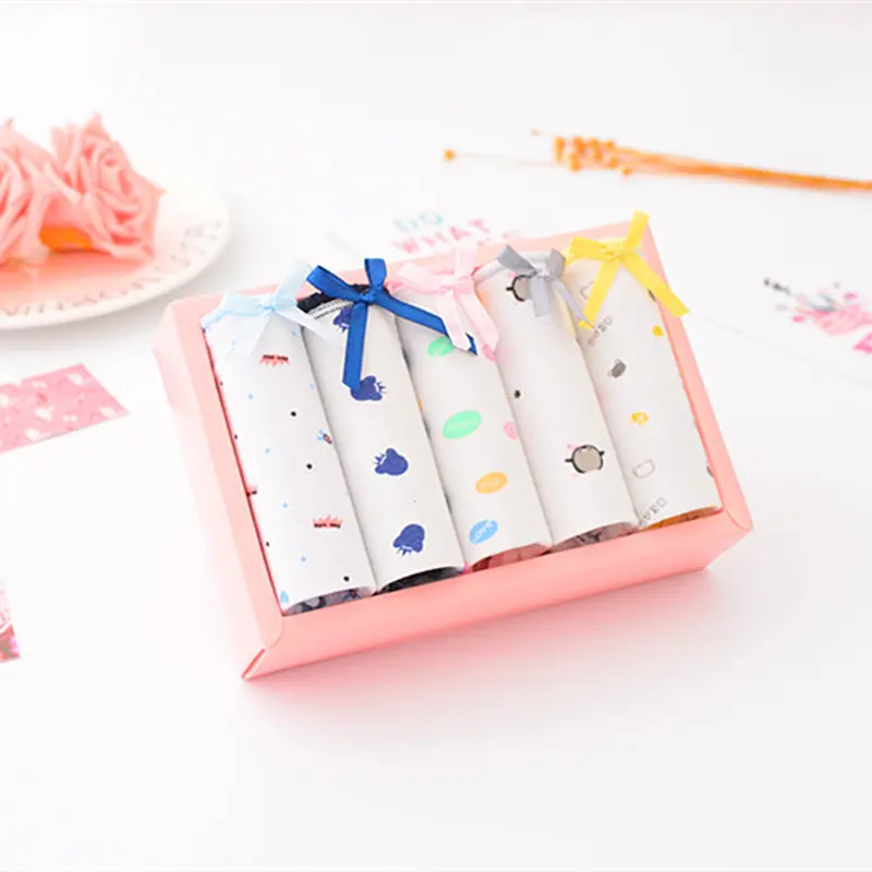 Новое нижнее белье для девочек 5 цветов кружевные хлопковые трусы ярких с