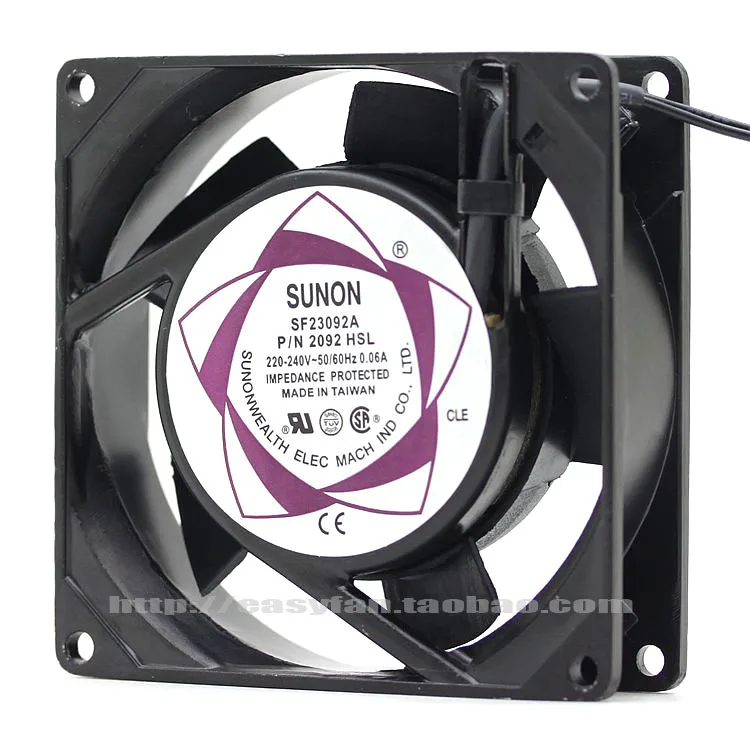 Новый охлаждающий вентилятор SUNON SF23092A 2092HSL 9225 220 В AC ATX