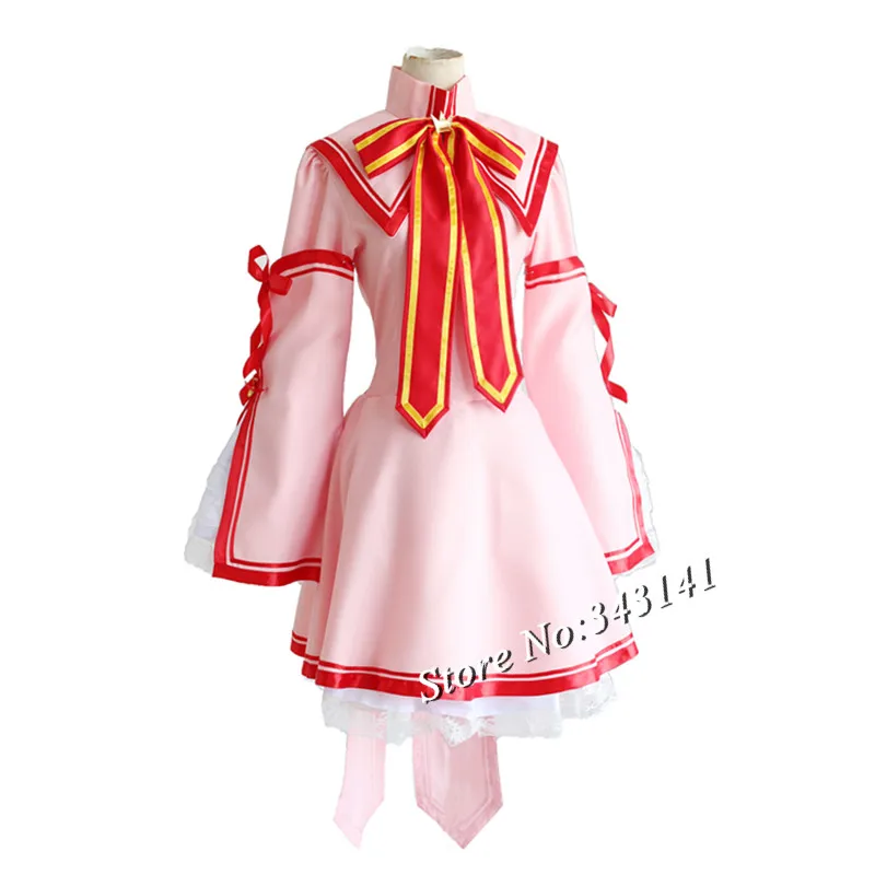 Kanbe Kotori white dress cosplay costumes Japanese anime game Rewrite clothing |