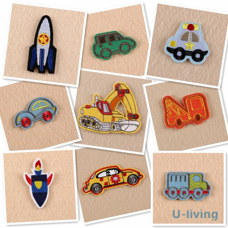 1 шт. смешанные машинные нашивки для одежды с вышивкой аппликация милая нашивка