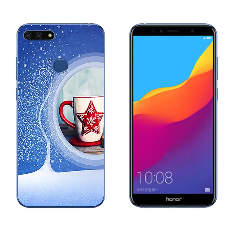 5 7 дюйма для Huawei Honor 7A Pro мягкий ТПУ чехол телефона Прозрачная силиконовая задняя