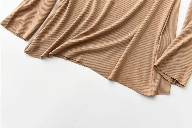 Новинка футболка женские хлопковые топы в рубчик полоску стиле Харадзюку весна