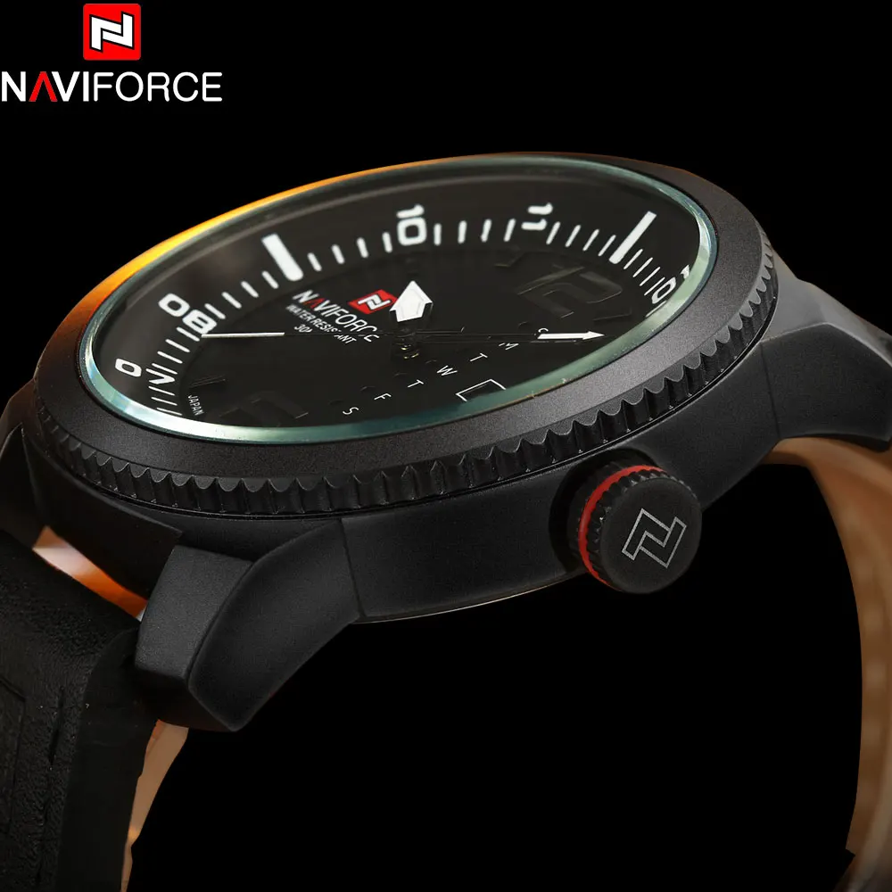 NAVIFORCE Лидирующий бренд модные повседневные кварцевые часы для мужчин армейские