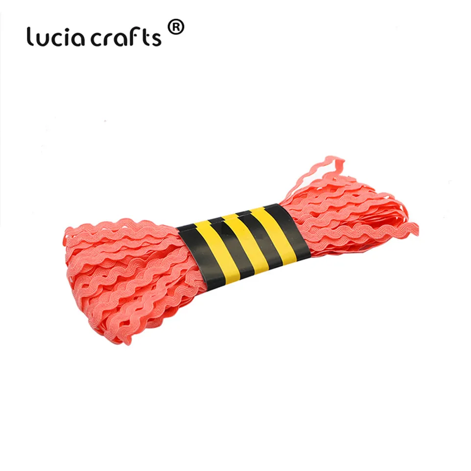 Lucia crafts 15 ярдов/шт 8 мм многоцветная корсажная лента для самодельных волос бант свадебные декоративные аксессуары для вечеринок W0501