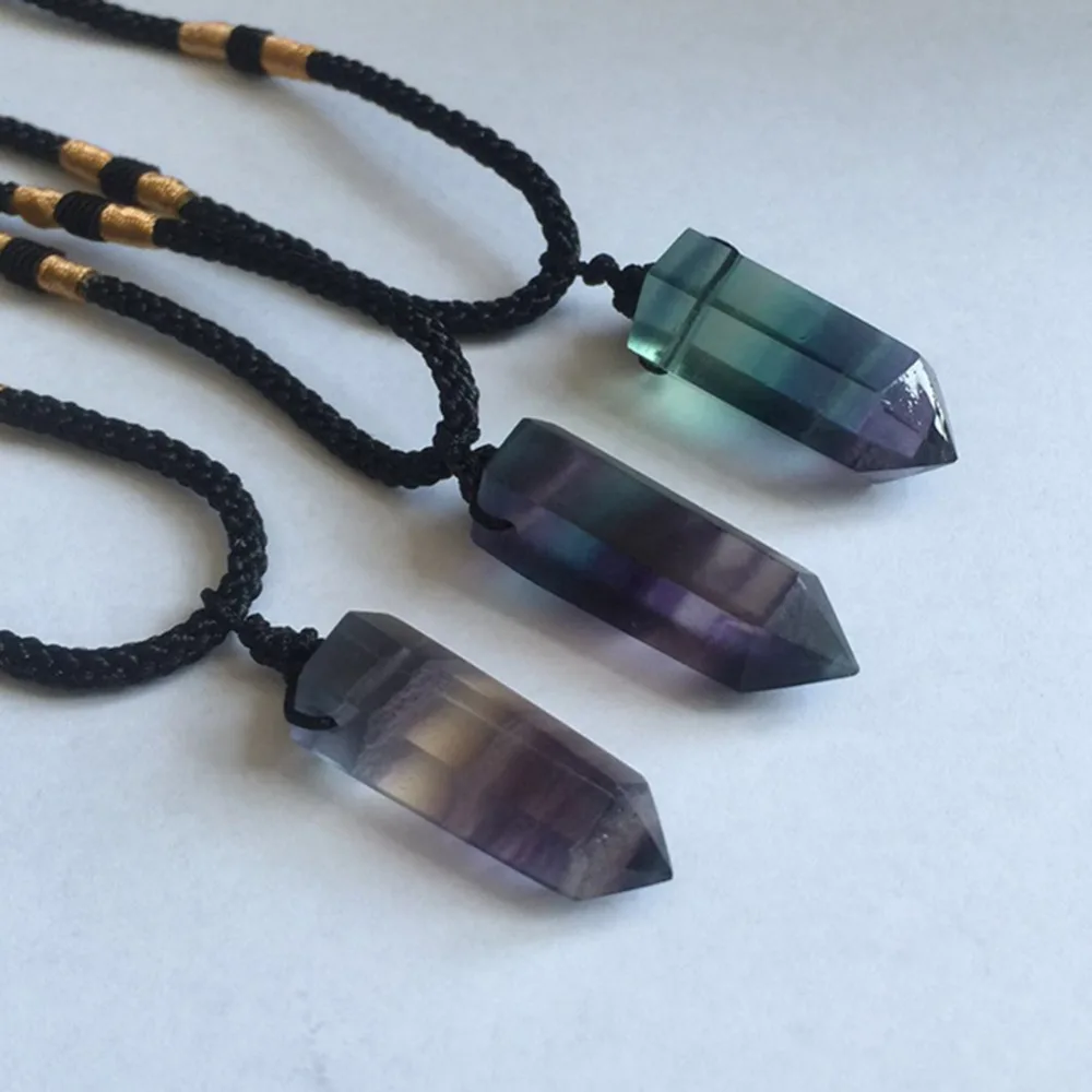 1 шт. Подвеска из натурального черного турмалина в стиле ретро кристалл ручной