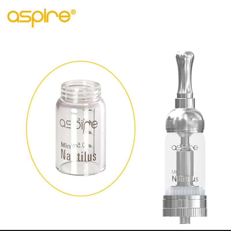 

Aspire Nautilus Mini Replacement Pyrex GlassTube 2 ML Capacity Glass Tank Compatible with Aspire Nautilus Mini Atomizer