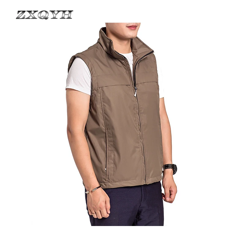 ZXQYH мужской водонепроницаемый жилет для пеших прогулок кемпинга куртка уличная