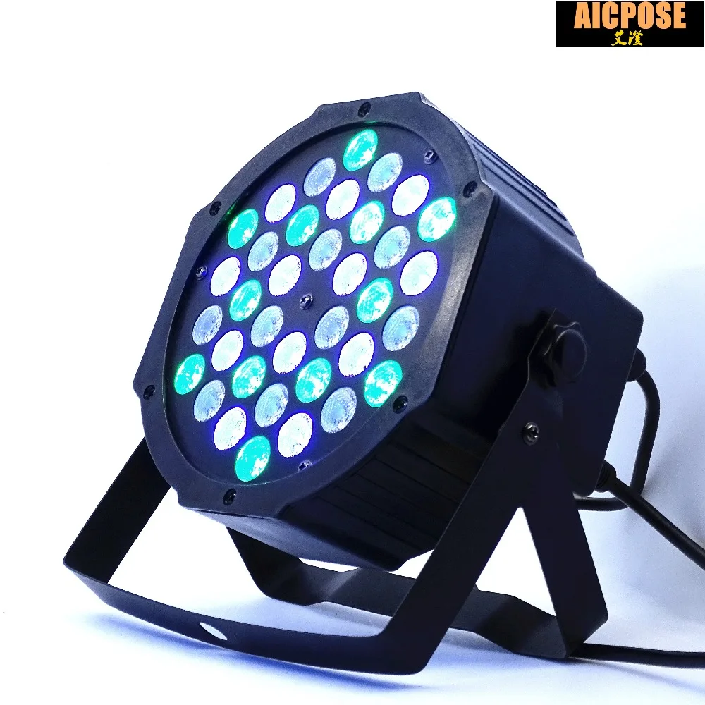6 шт./лот Светодиодный светильник Par 36x3 Вт 36 RGB Светильник с 3/6 каналами DMX512 Master Slave