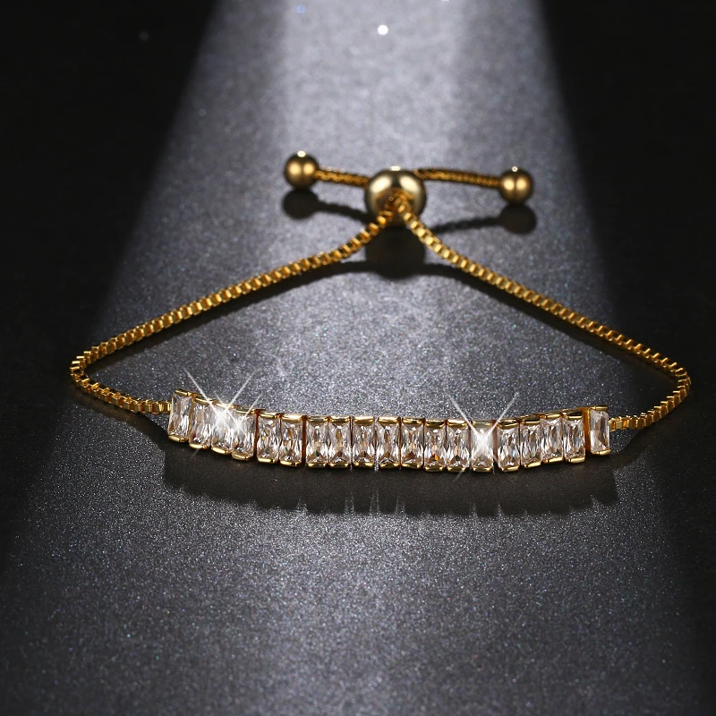 Высокое качество последние AAA CZ микро проложенный Кристалл Один Циркон золотой