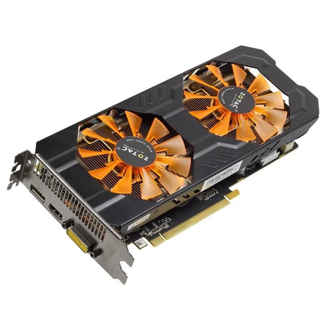 Графические карты ZOTAC GTX 760, 2 Гб, видеокарта GeForce GPU GTX760 2GD5, 256Bit GDDR5 GTX760-2GB для nVIDIA GK104 Map Hdmi Dvi VGA