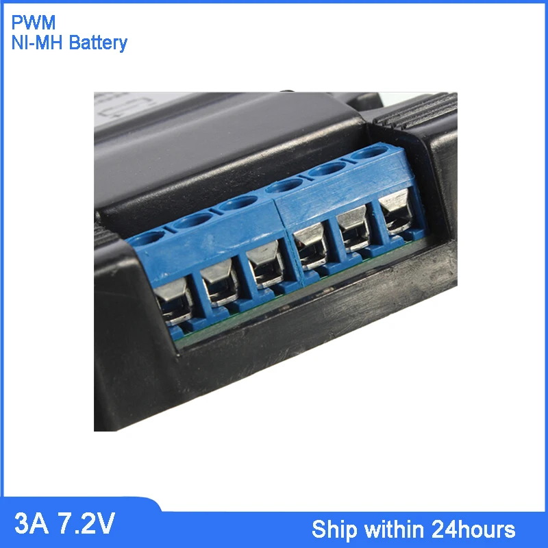 PWM 3A Контроллер заряда на солнечной батарее 7 2 В/Ni-MH регулятор батареи/черная
