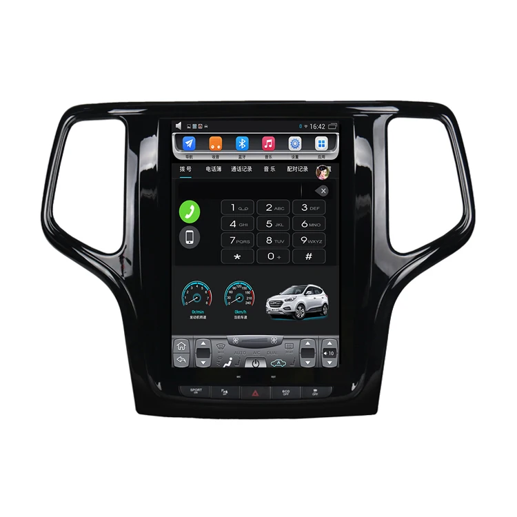 2014 2018 Grand Cherokee 10 4 дюймов вертикальный сенсорный экран Android автомобильный GPS