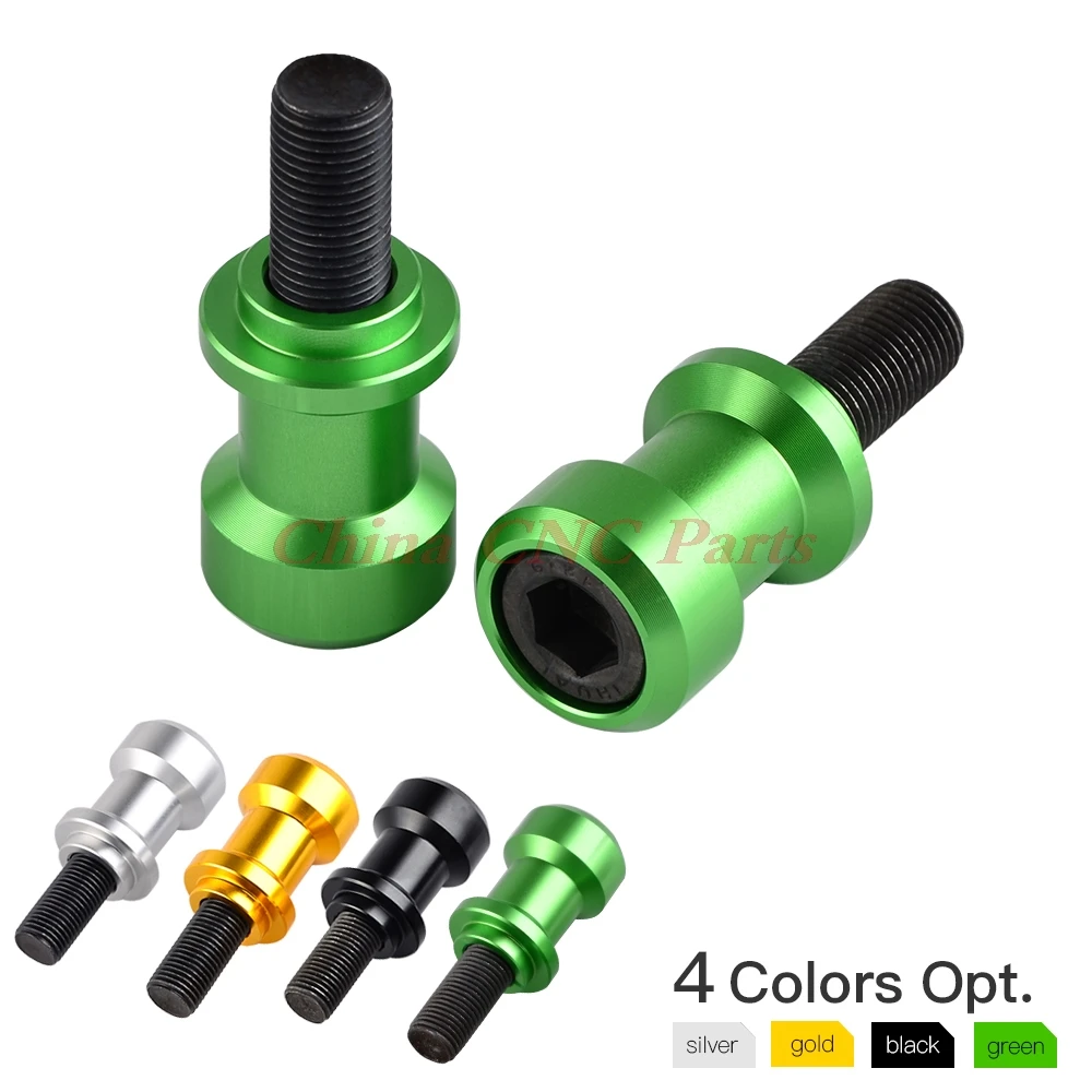 

NICECNC 12mm Aluminum Swingarm Spools Frame Sliders For Kawasaki ZX6R ZX6 ZX6RR ZX7 ZX7R ZX7RR ZX9 ZX9R ZXR750