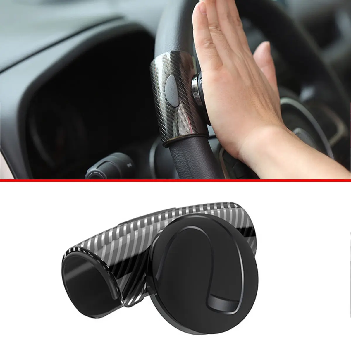 

360 Rotatable Car Power Steering Wheel Knob Grilp Ball Booster Auto Stlying Handle Aid Control Spinner Assist Accessory Parts