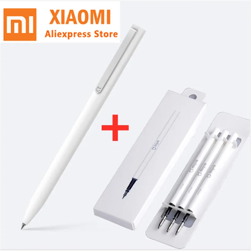 Оригинальный Xiaomi Mijia Sign Pen MI 9 5 мм авторучка PREMEC Smooth Switzerland Refill MiKuni Japan Ink